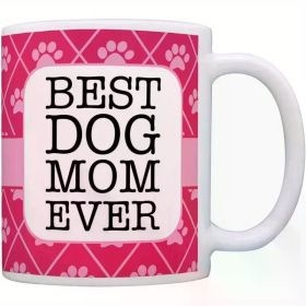 Hot ThisWear Dog Gifts for Women Best Dog Mom Ever Dog Lover Gifts for Women 11oz Ceramic Coffee Mug Tea Cup